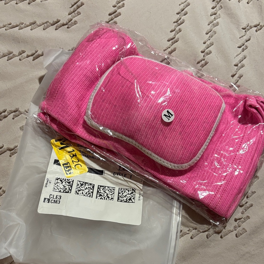 Vibrant Pink Knit Beanie and Scarf Set